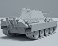 Panzerkampfwagen V Panther Modelo 3d