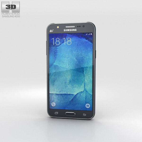 Samsung Galaxy J5 Black 3D модель