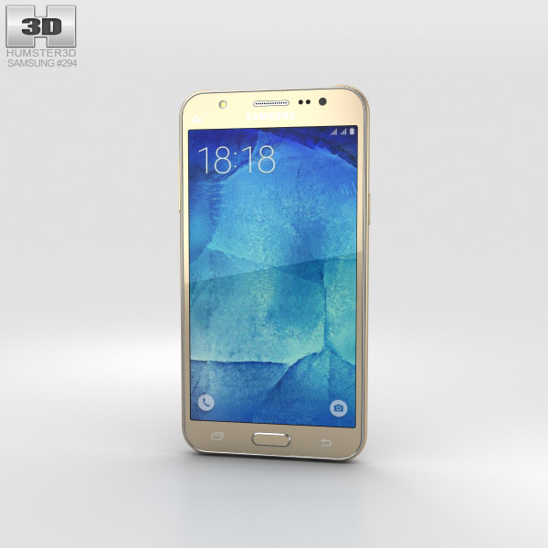 Samsung Galaxy J5 Gold Modelo 3d