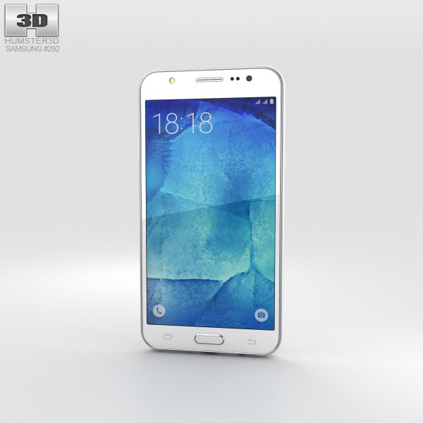 Samsung Galaxy J5 Branco Modelo 3d