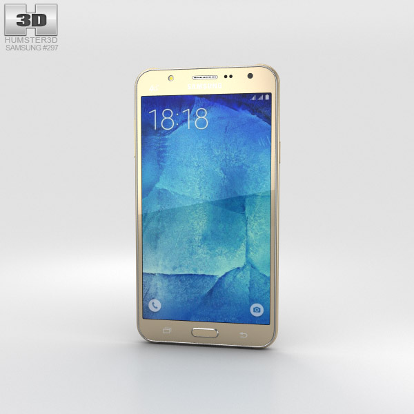 Samsung Galaxy J7 Gold Modello 3D