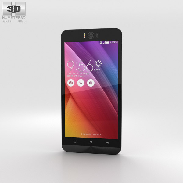 Asus Zenfone Selfie (ZD551KL) Chic Pink 3D 모델 