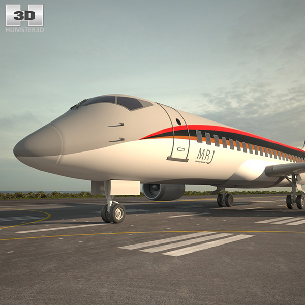 Mitsubishi Regional Jet 90 3D model