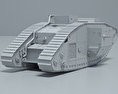 Mark V carro armato Modello 3D