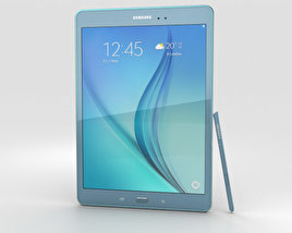 Samsung Galaxy Tab A 9.7 S Pen Smoky Blue 3D model