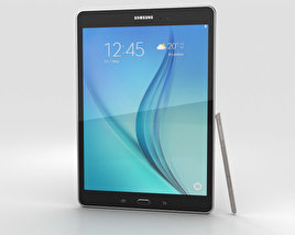 Samsung Galaxy Tab A 9.7 S Pen Smoky Titanium 3D model