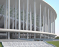 Stadio nazionale Mané Garrincha Modello 3D