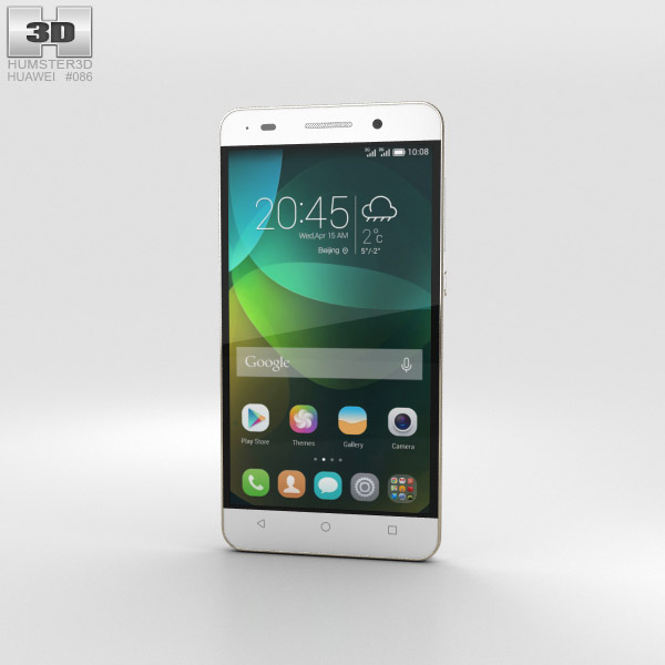 Huawei Honor 4C Blanc Modèle 3D