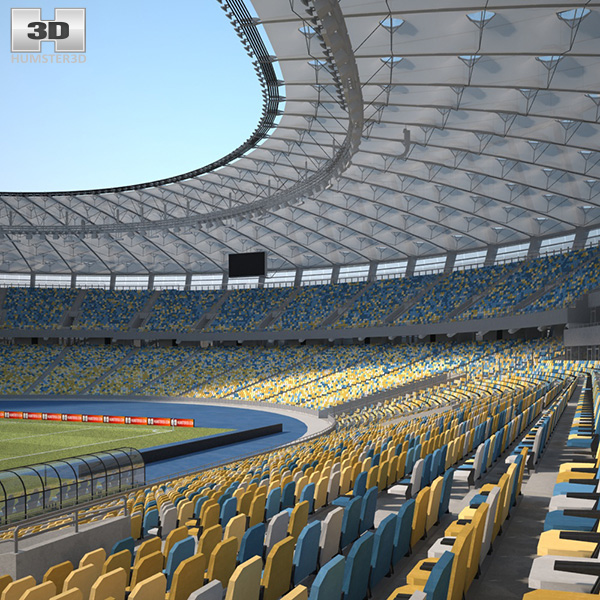 Olimpiyskiy National Sports Complex 3D model