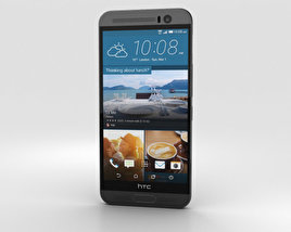 HTC One ME Meteor Grey 3D-Modell