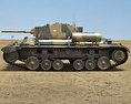 Valentine Infantry Tank Mk III 3d model side view