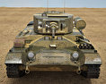 Valentine Infantry Tank Mk III 3d model front view