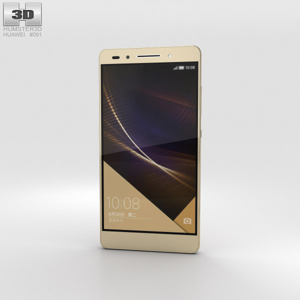 Huawei Honor 7 Gold Modèle 3D