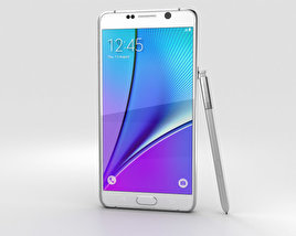 Samsung Galaxy Note 5 White Pearl 3D模型
