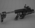 FN Scar MK13 EGLM 3D 모델 