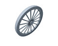 Carriage Wheel Free 3D model