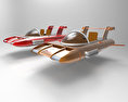 Retro Flying car Modelo 3D gratuito