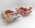 Retro Flying car Modèle 3D gratuit