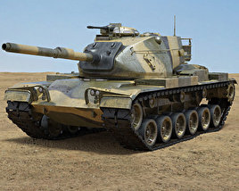 M60 Patton Modello 3D