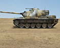 M60 Patton 3d model side view