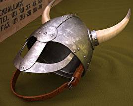viking helmet 3d model