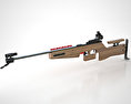 1827F ANSCHUTZ Biathlon rifle 3D模型