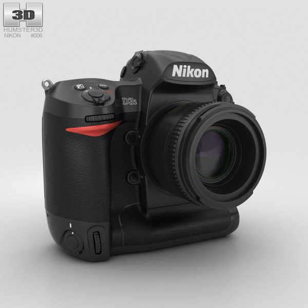 Nikon D3S 3D 모델 