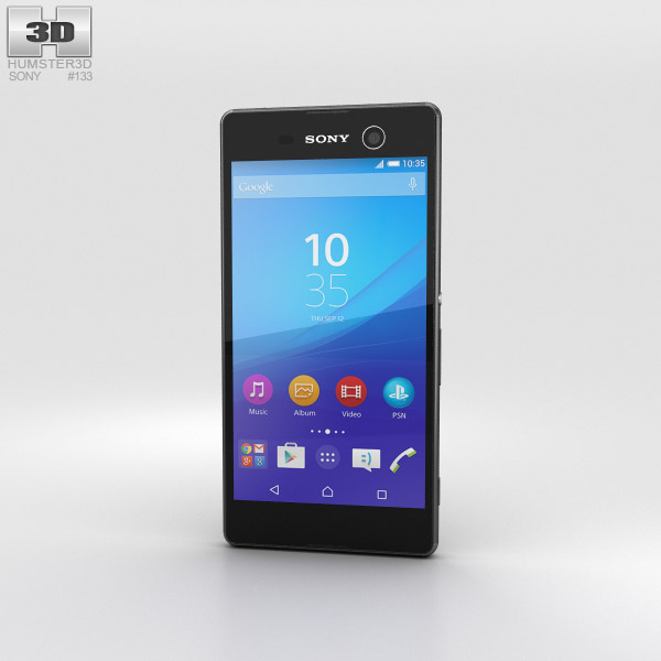 Sony Xperia M5 Black 3D model
