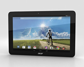 Acer Iconia Tab A3-A20FHD 黑色的 3D模型