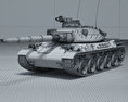 AMX-30 3d model wire render