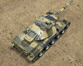 AMX-30 3d model top view