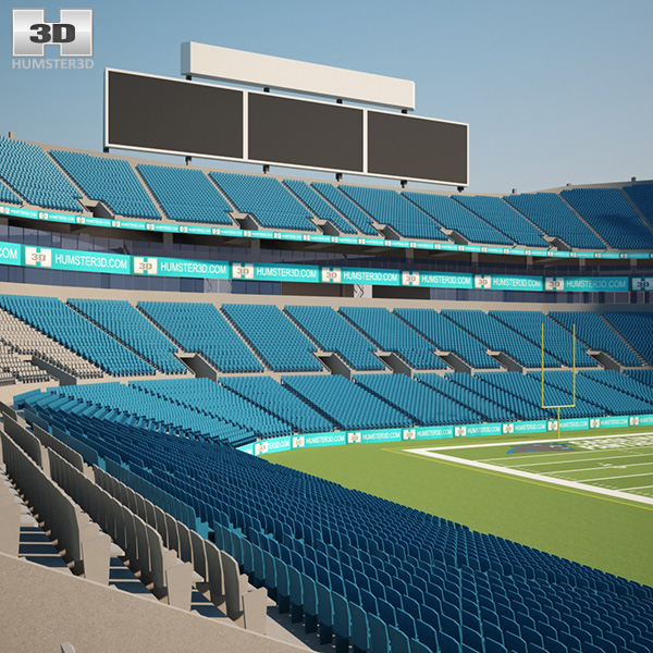Bank of America Stadium 3D model