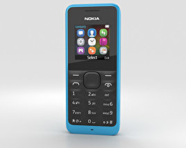 Nokia 105 Cyan 3D model