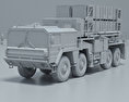 MIM-104 Patriot 3D 모델  clay render