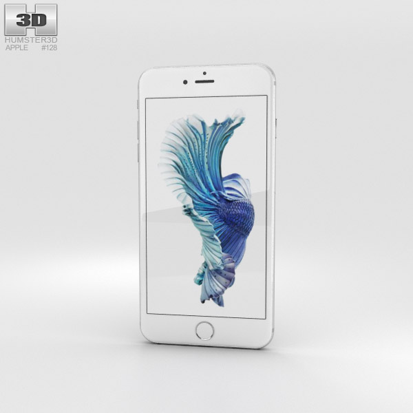 Apple iPhone 6s Plus Silver Modello 3D
