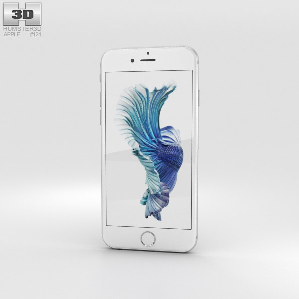 Apple iPhone 6s Silver 3Dモデル