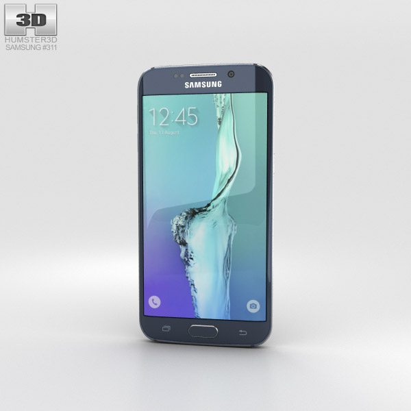 Samsung Galaxy S6 Edge Plus Black Sapphire 3D модель