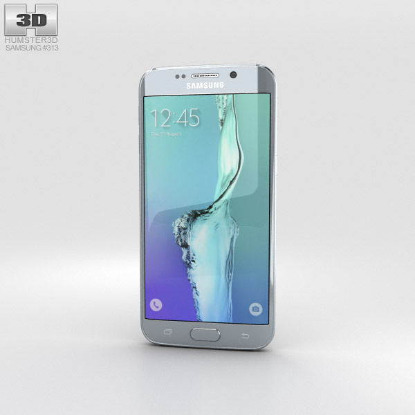 Samsung Galaxy S6 Edge Plus Silver Titan Modèle 3D