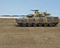 Al-Khalid MBT-2000 3D модель side view