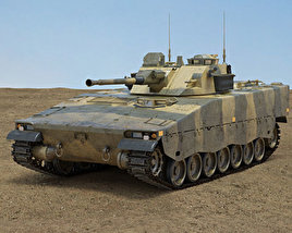Combat Vehicle 90 3D-Modell