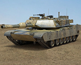 3D model of M1A1 Abrams