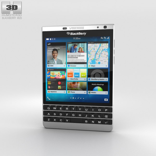 BlackBerry Passport Silver Edition 3D model