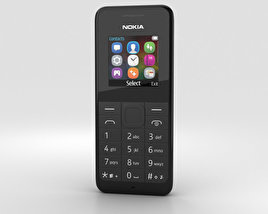 Nokia 105 Dual SIM Black 3D model