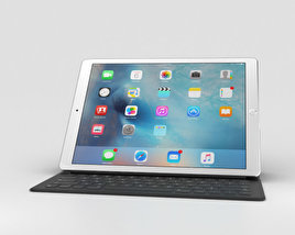 Apple iPad Pro 12.9-inch Silver 3D 모델 
