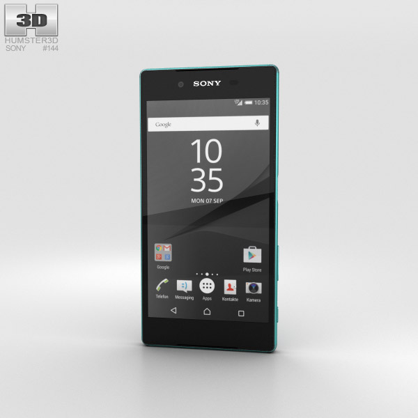 Sony Xperia Z5 Green 3D-Modell