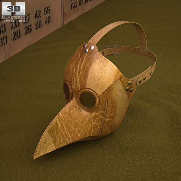 Masque de docteur de la peste Modèle 3D