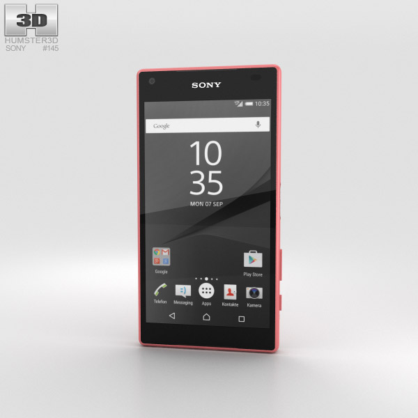 Sony Xperia Z5 Compact Coral 3D-Modell