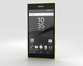 Sony Xperia Z5 Compact Yellow 3D model