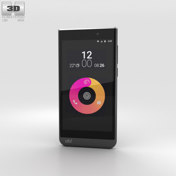 Obi Worldphone SJ1.5 Black/White 3D model