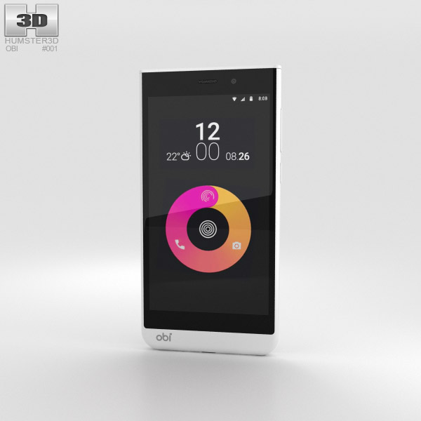 Obi Worldphone SJ1.5 White 3D model
